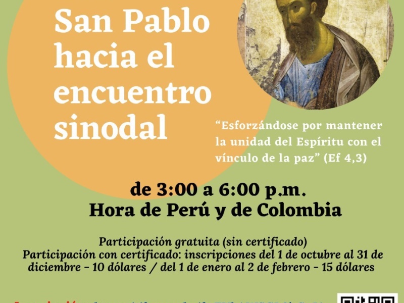 Congreso VIrtual: «Con San Pablo hacia la Sinodalidad”